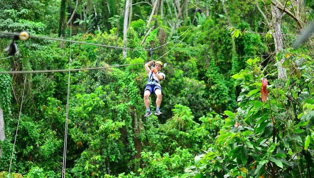 Circuito de canopy en Anamuya