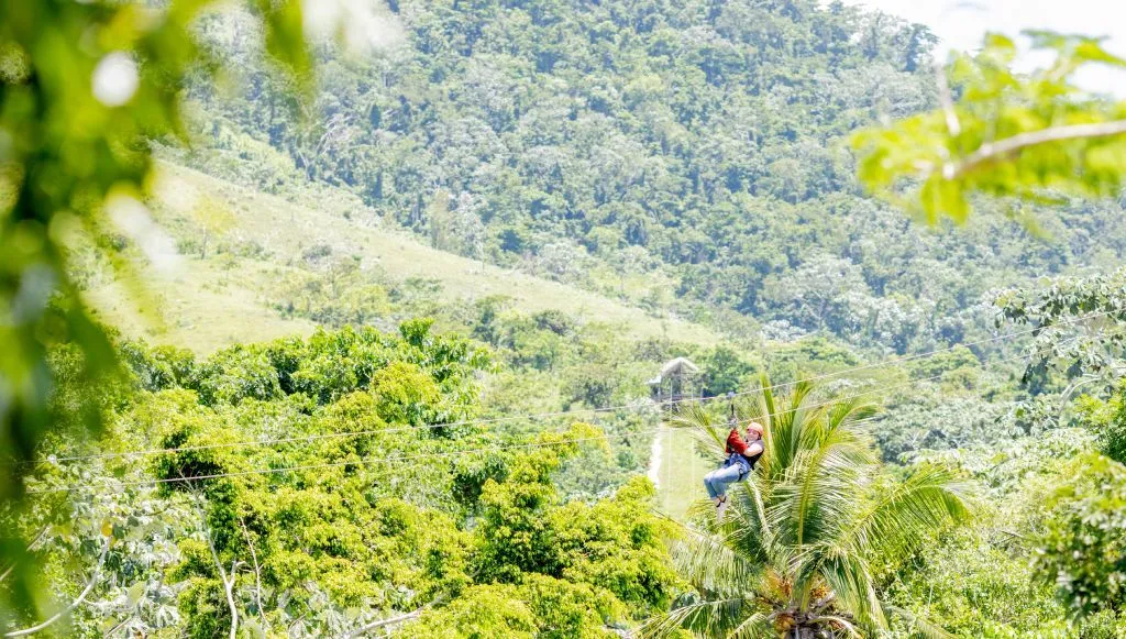 Tirolinas en Samaná